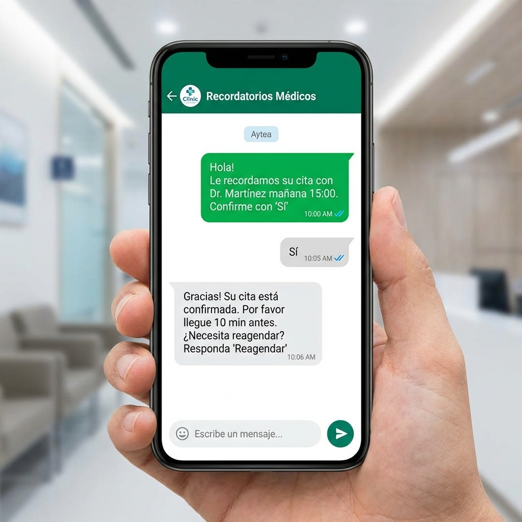 Recordatorios por WhatsApp